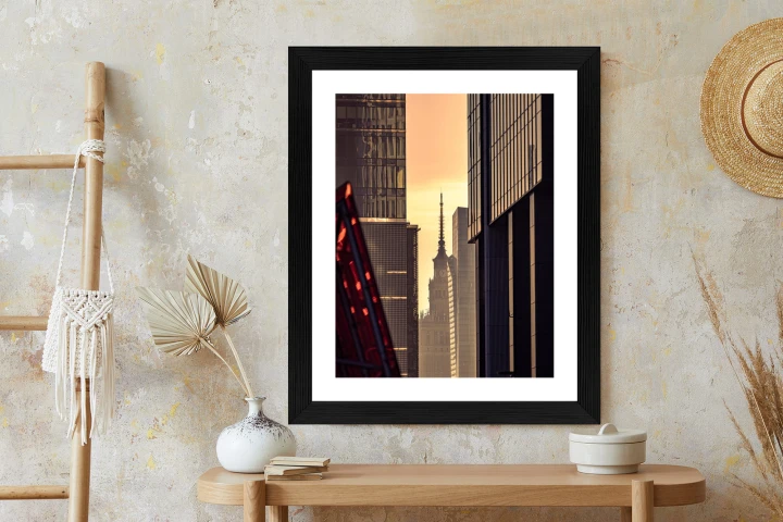 Plakat Widok Na Pałac Kultury O Poranku