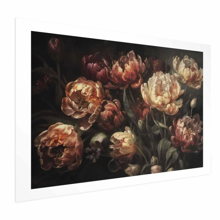 Plakat - Kwitnące tulipany