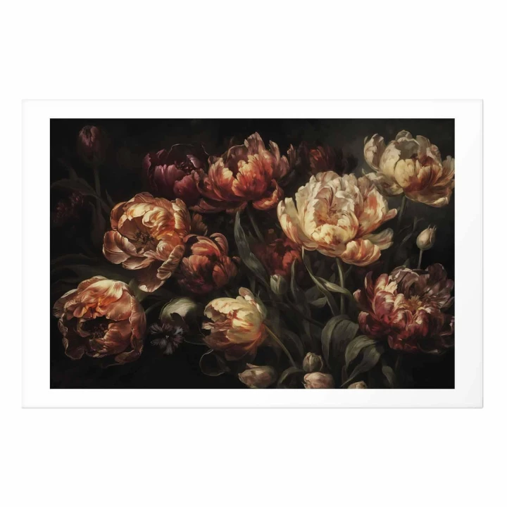 Plakat - Kwitnące tulipany