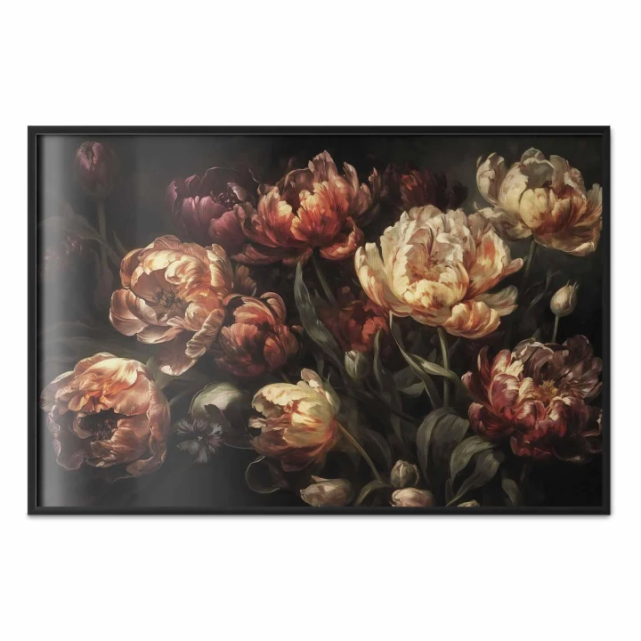 Plakat - Kwitnące tulipany