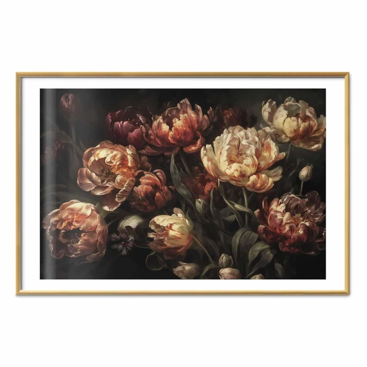 Plakat - Kwitnące tulipany
