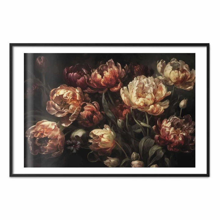 Plakat - Kwitnące tulipany