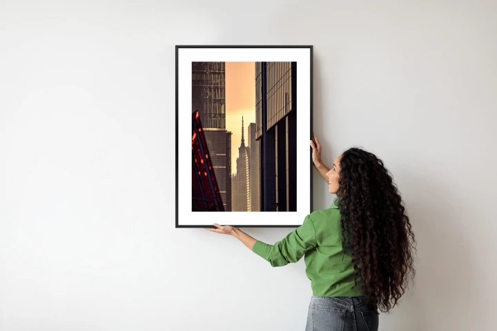 Plakat Widok Na Pałac Kultury O Poranku