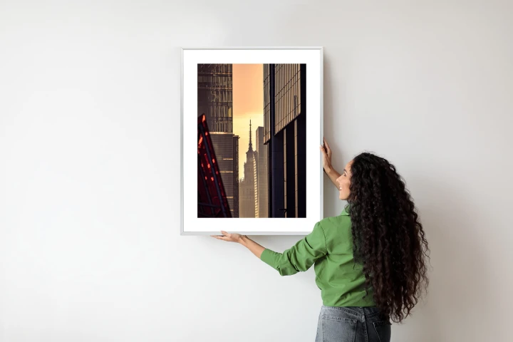 Plakat Widok Na Pałac Kultury O Poranku