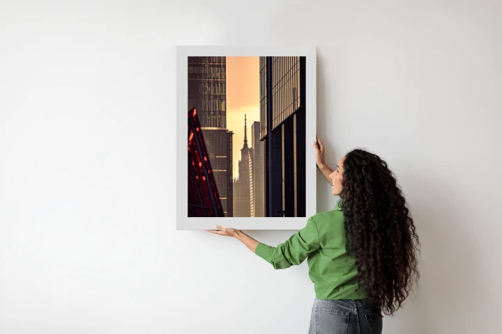 Plakat Widok Na Pałac Kultury O Poranku