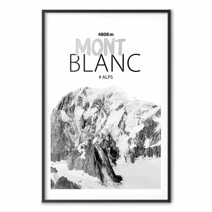 Plakat - Mont Blanc