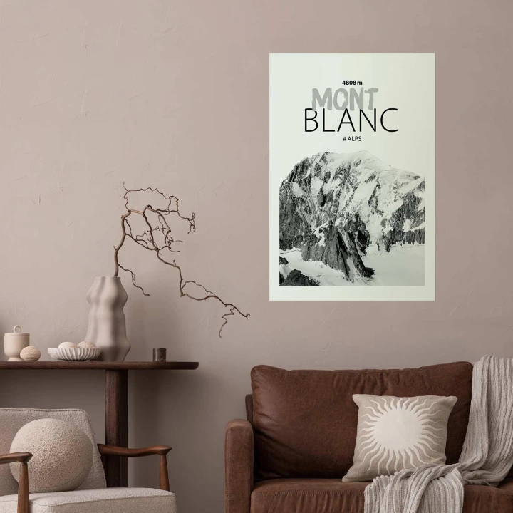 Plakat - Mont Blanc