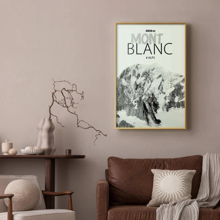 Plakat - Mont Blanc