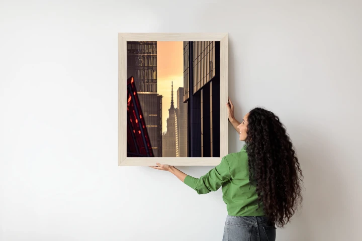 Plakat Widok Na Pałac Kultury O Poranku