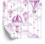 Tapeta Balony W Odcieniach Fioletu