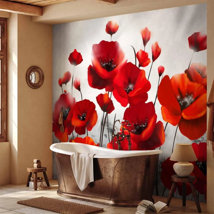 Fototapeta - Maki w blasku księżyca