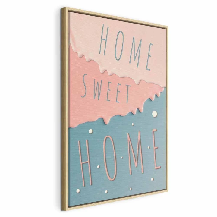 Obraz - Napisy: Home Sweet Home (1-częściowy) pionowy