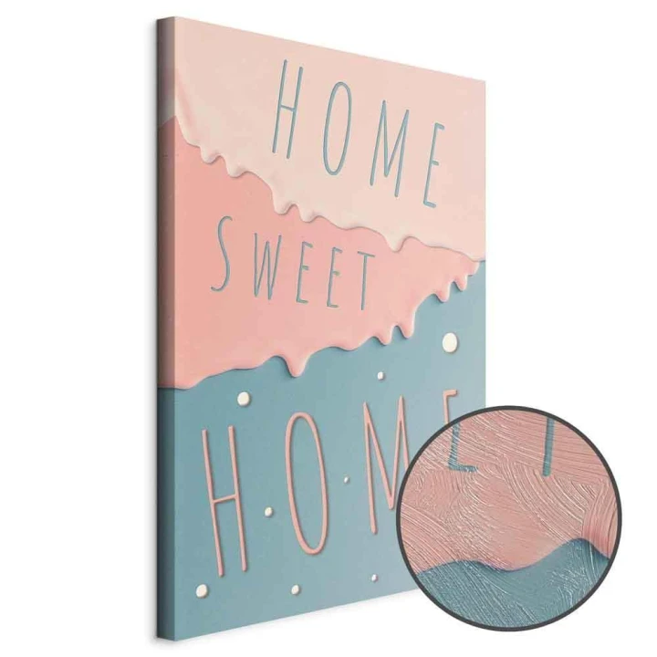 Obraz - Napisy: Home Sweet Home (1-częściowy) pionowy
