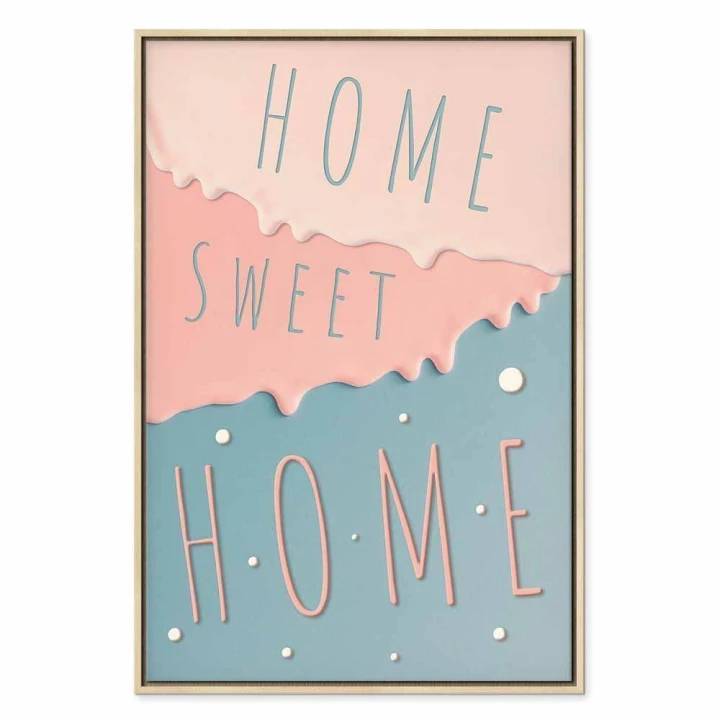Obraz - Napisy: Home Sweet Home (1-częściowy) pionowy