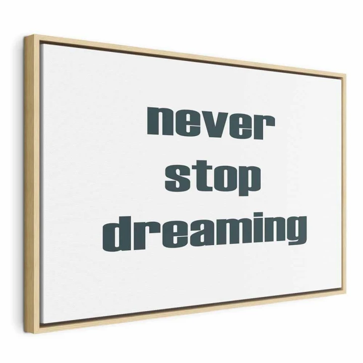Obraz - Never Stop Dreaming (1-częściowy) szeroki