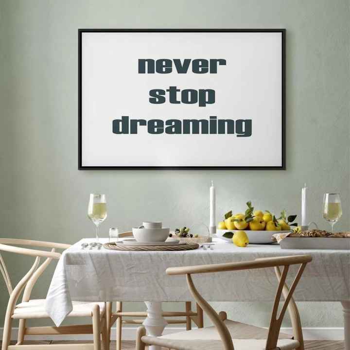 Obraz - Never Stop Dreaming (1-częściowy) szeroki