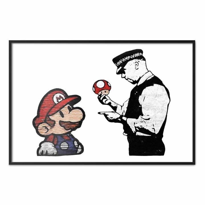 Plakat - Banksy: Grzybiarz