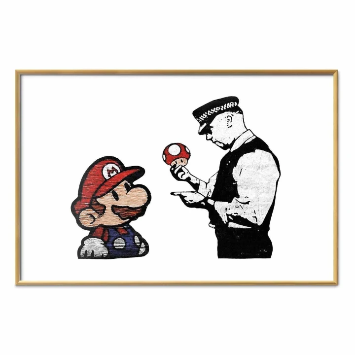 Plakat - Banksy: Grzybiarz