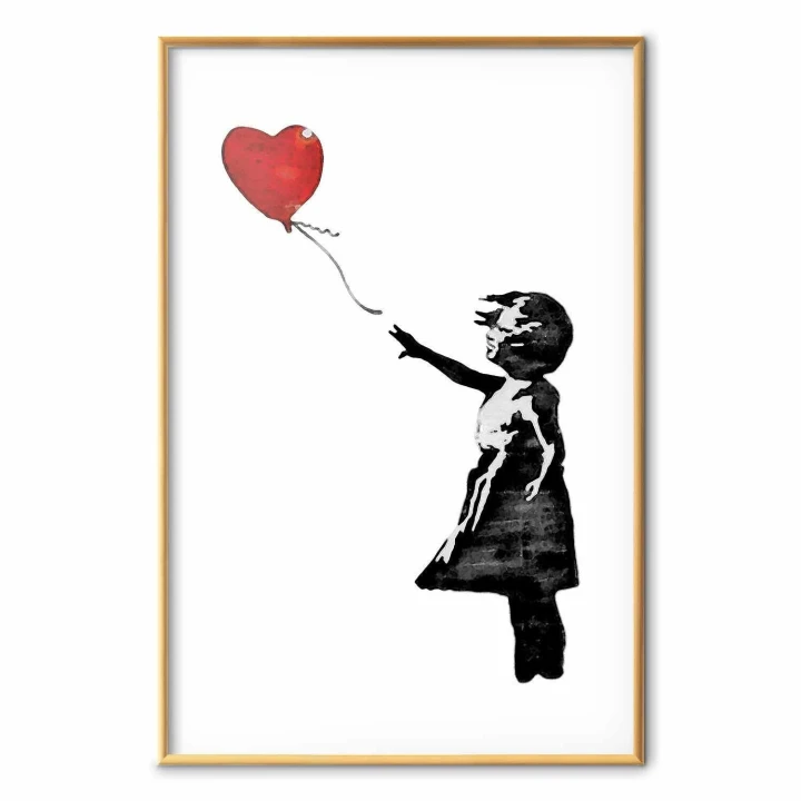 Plakat - Banksy: Dziewczynka z balonem