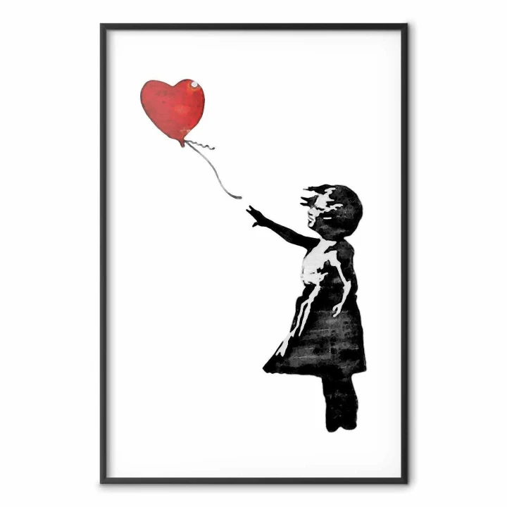 Plakat - Banksy: Dziewczynka z balonem