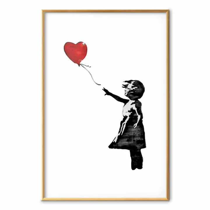 Plakat - Banksy: Dziewczynka z balonem
