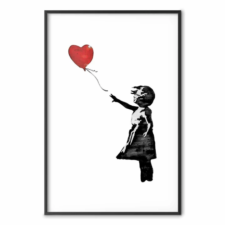 Plakat - Banksy: Dziewczynka z balonem