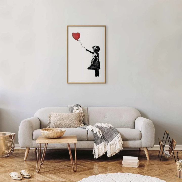 Plakat - Banksy: Dziewczynka z balonem