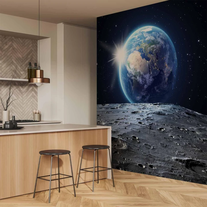 Fototapeta - Widok na Niebieską Planetę