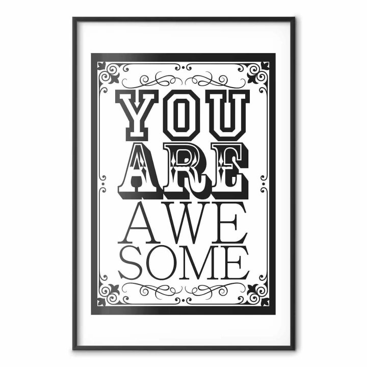 Plakat - You are awesome