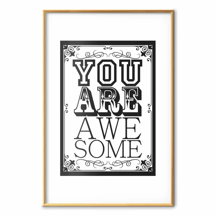 Plakat - You are awesome