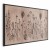Plakat - Polne kwiaty - czarne rośliny na tle w technice lime wash