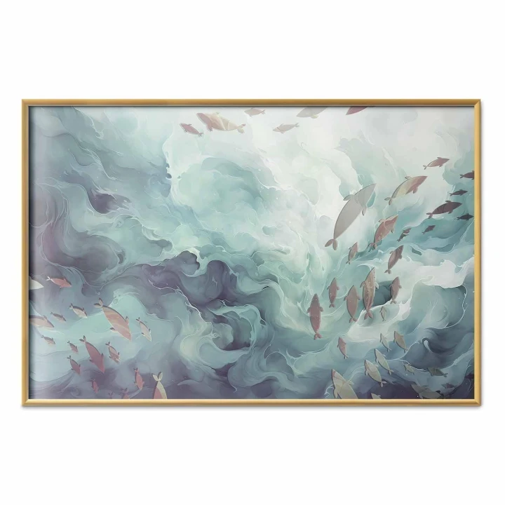 Plakat - Ryby w oceanie