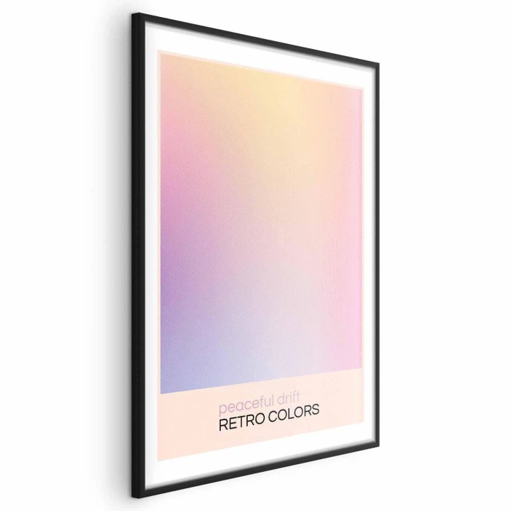 Plakat - Peaceful Drift - Delikatne pastelowe odcienie tworzące harmonijną całość