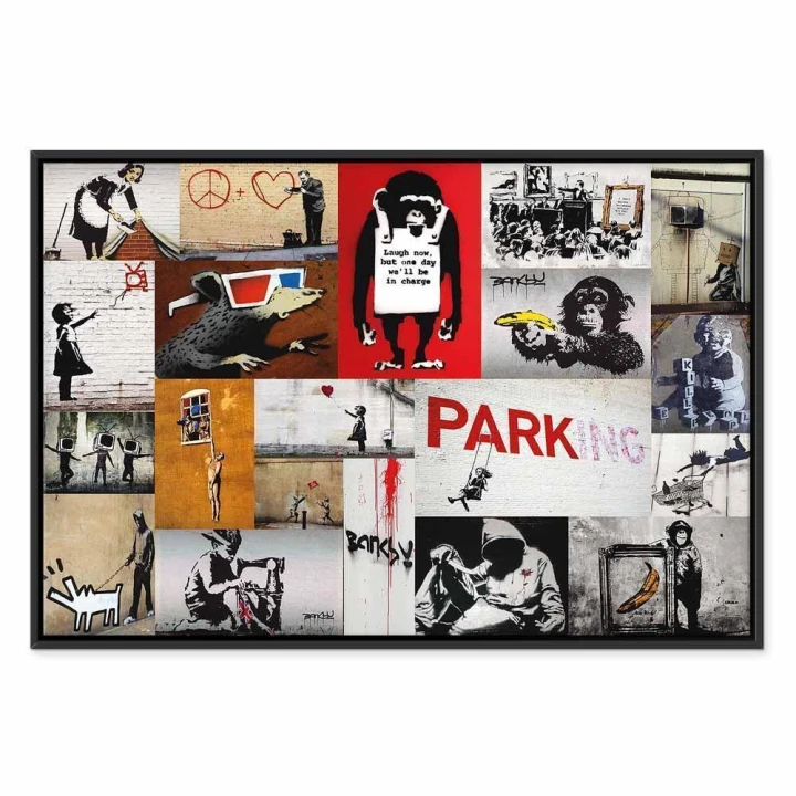 Obraz - Banksy - kolaż