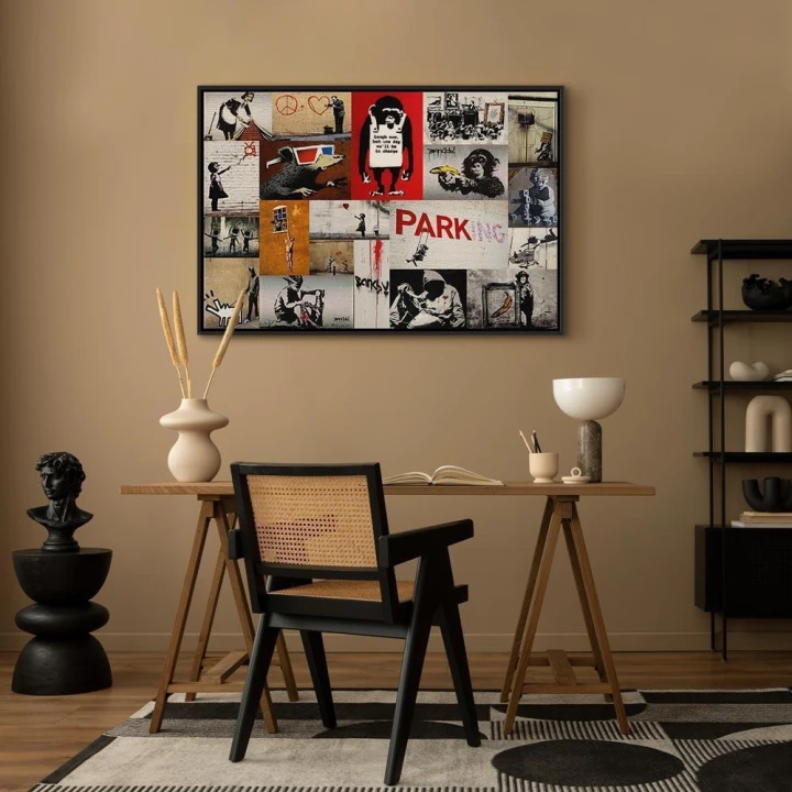 Obraz - Banksy - kolaż