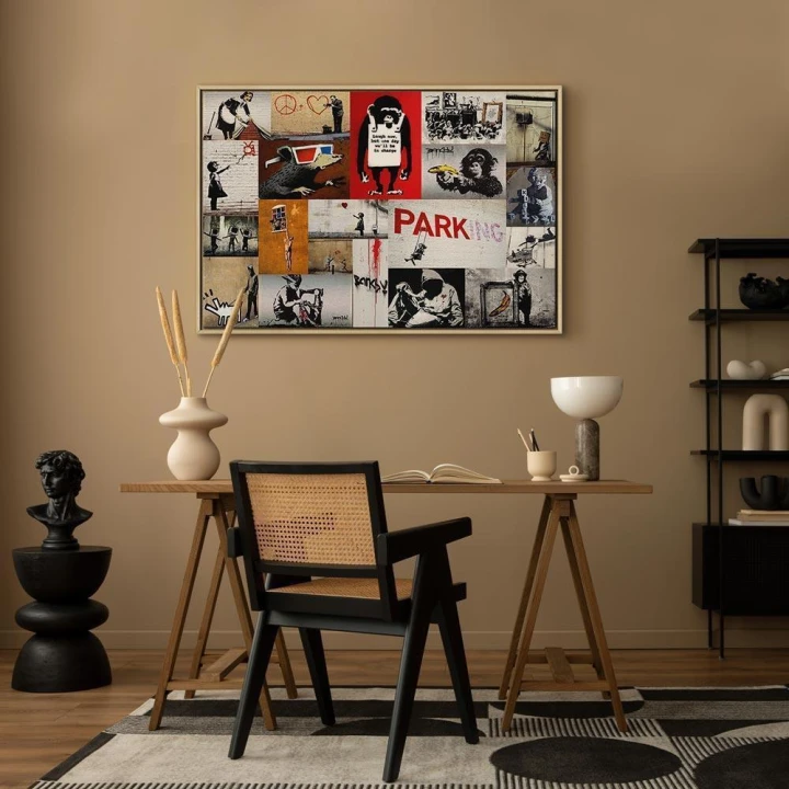 Obraz - Banksy - kolaż