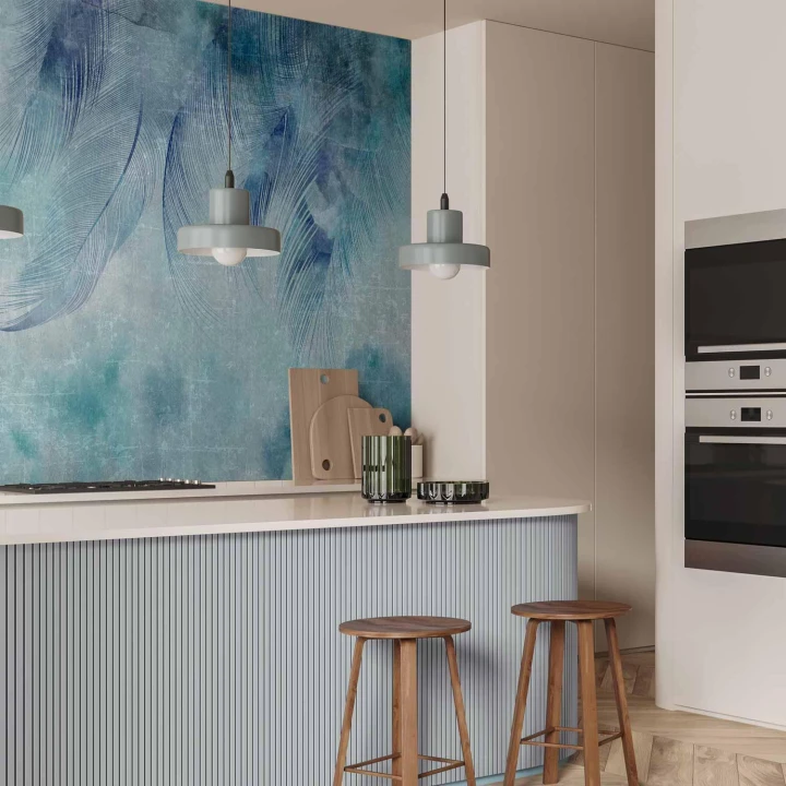 Fototapeta - Błękitny Amor