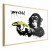Plakat - Banksy: Małpa z bananem