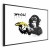 Plakat - Banksy: Małpa z bananem