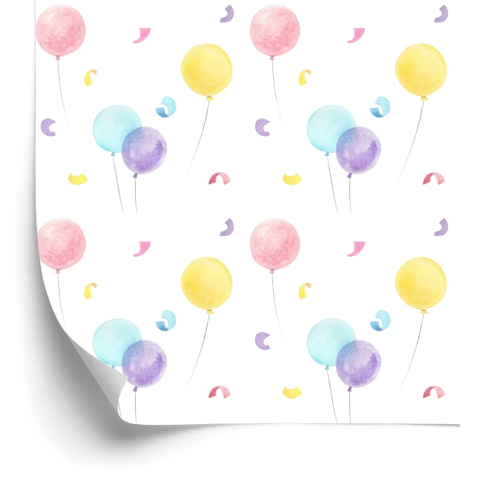Tapeta Różnobarwne Balony