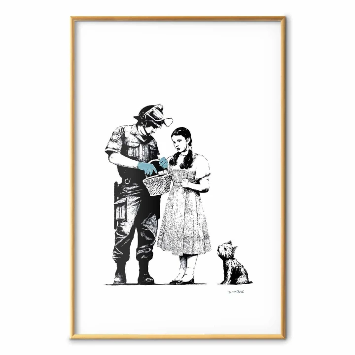 Plakat - Dorotka i policjant