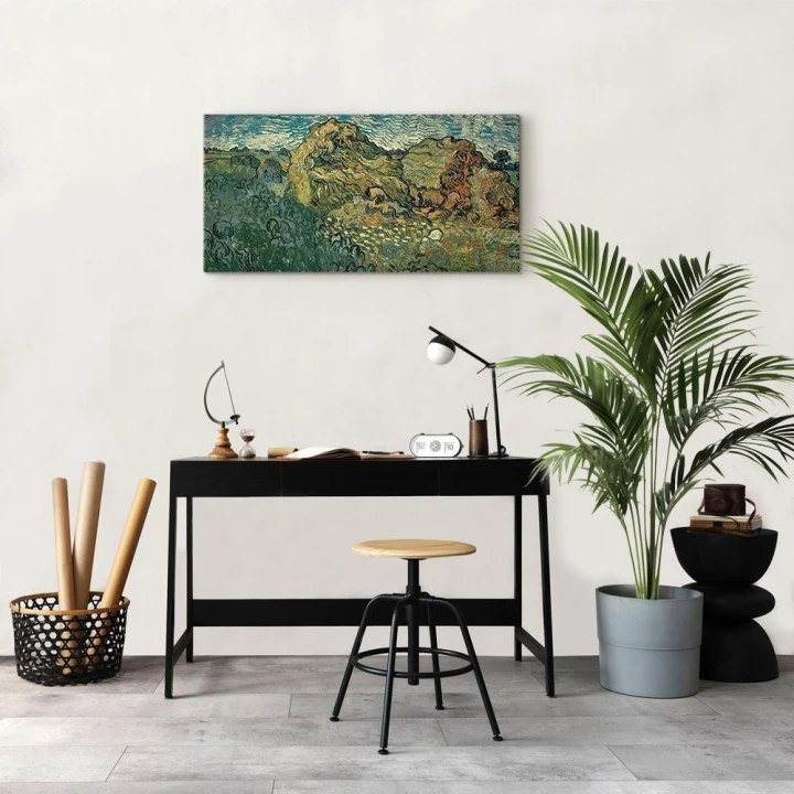 Obraz - Vincent Van Gogh – Pole ze stogami pszenicy