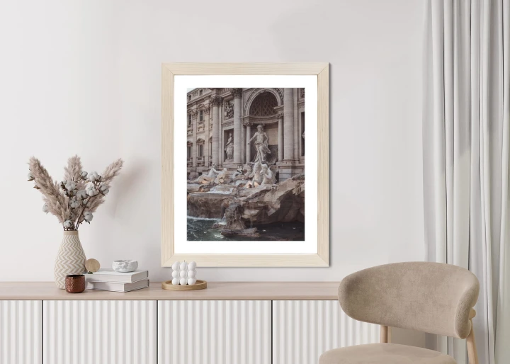 Plakat Fontanna W Rione Trevi Rzym