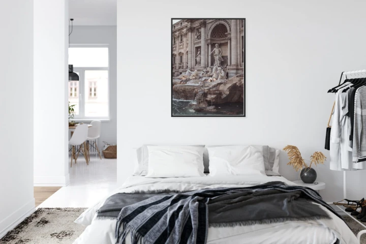 Plakat Fontanna W Rione Trevi Rzym