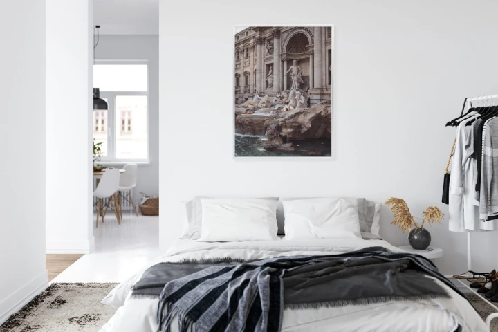 Plakat Fontanna W Rione Trevi Rzym