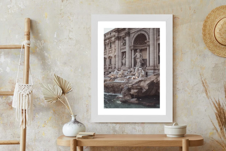 Plakat Fontanna W Rione Trevi Rzym