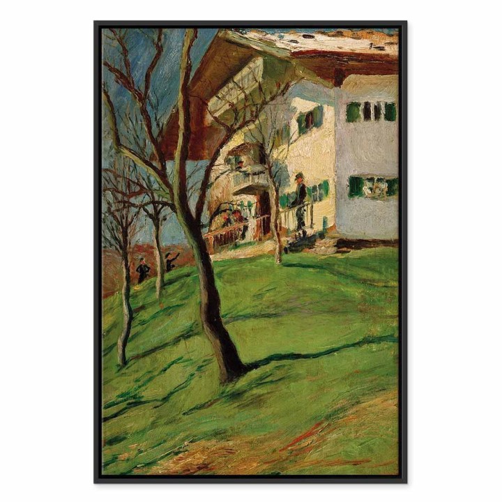 Obraz - August Macke – Nasz mały domek w Tegernsee