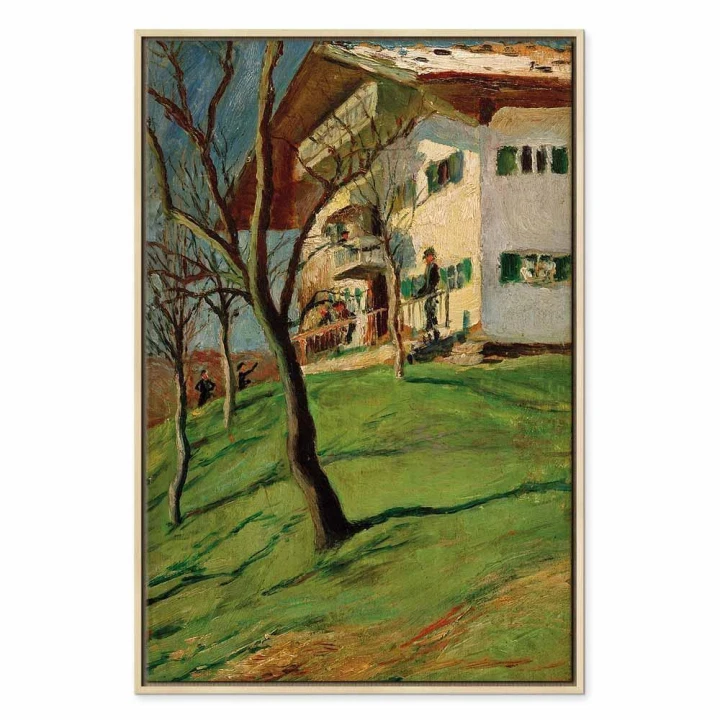 Obraz - August Macke – Nasz mały domek w Tegernsee
