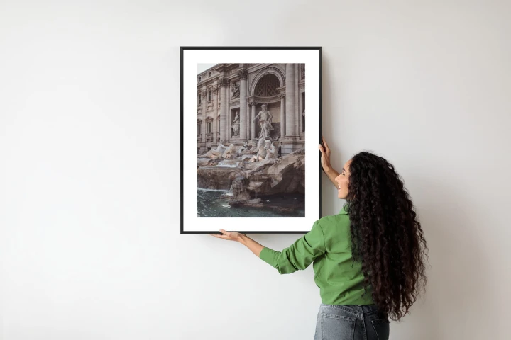 Plakat Fontanna W Rione Trevi Rzym