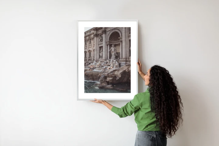 Plakat Fontanna W Rione Trevi Rzym